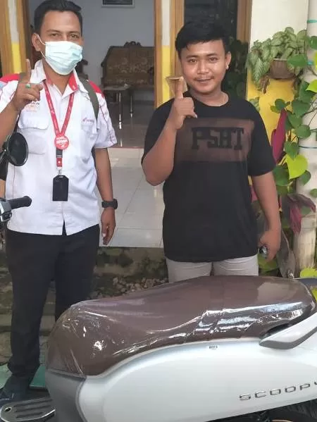 Testimoni pembelian unit motor Motor Honda Jember Marketing Motor dot Net