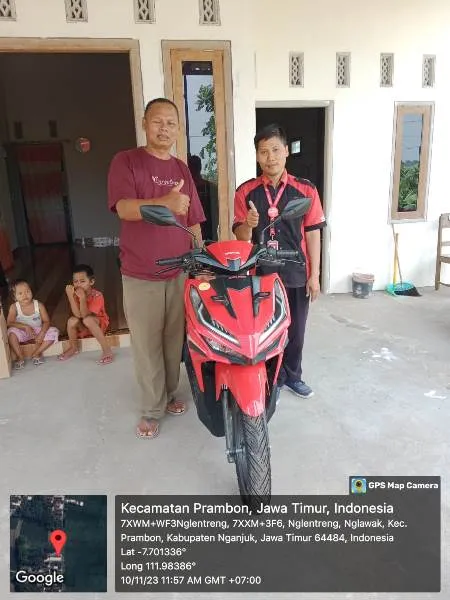 Testimoni pembelian unit motor Motor Honda Nganjuk Marketing Motor Indonesia